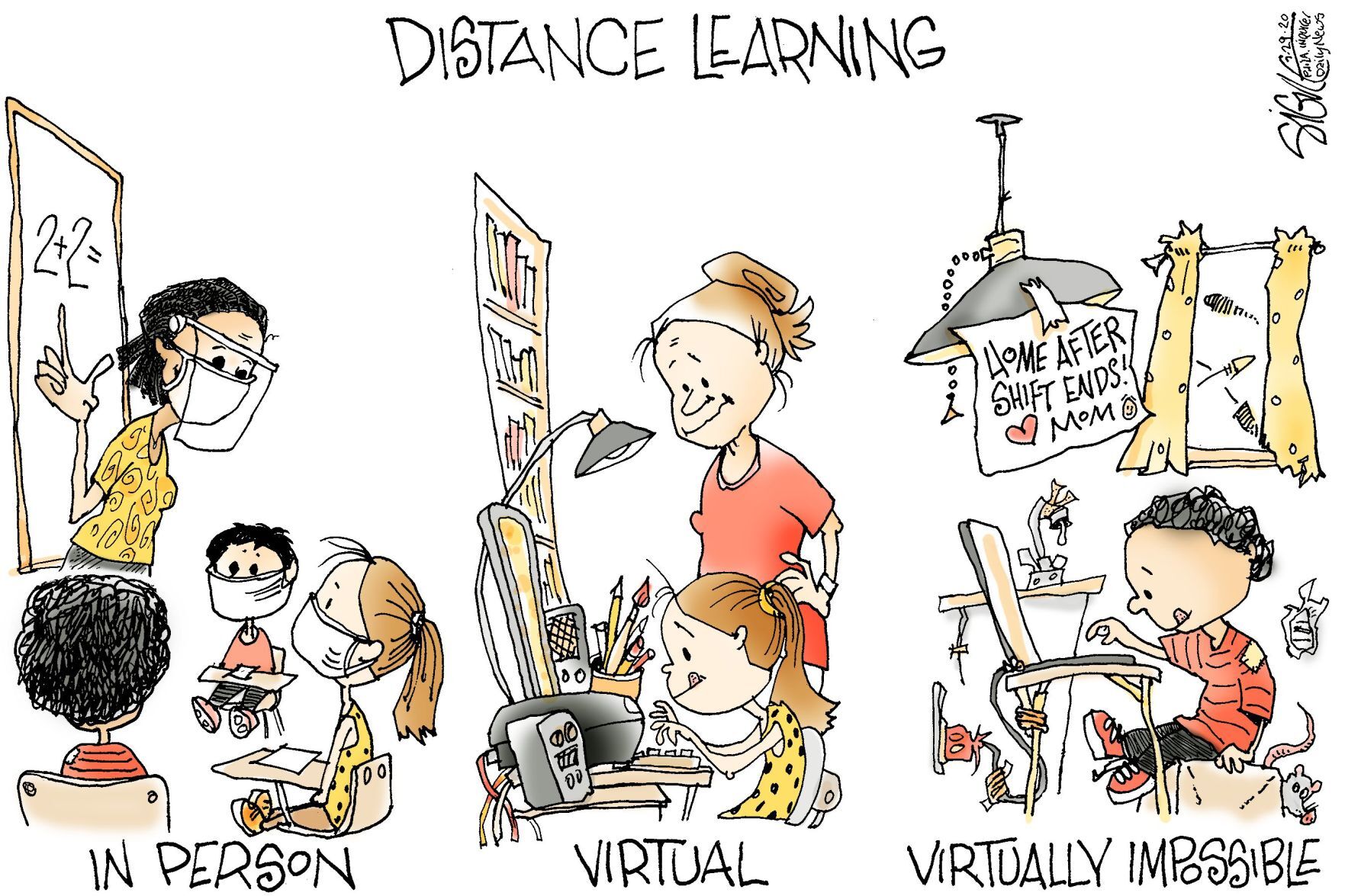 Signe Wilkinson cartoon
